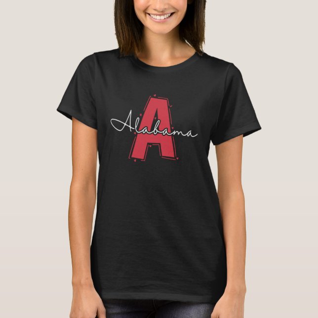 Alabama State USA America T-Shirt (Vorderseite)
