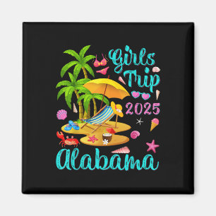 Alabama-Strand-Sommerurlaub Mädchen-Trip 2025 Magnet
