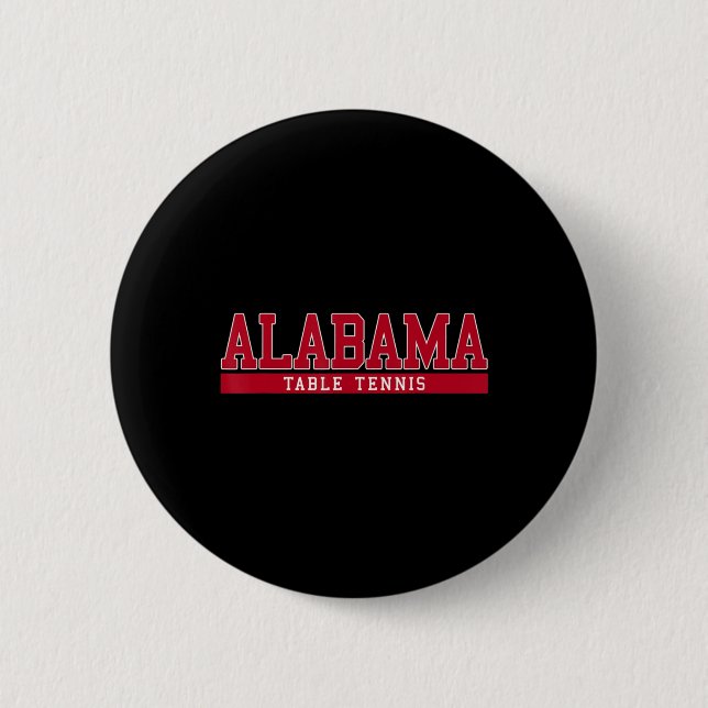 Alabama Table Tennis Button (Vorderseite)