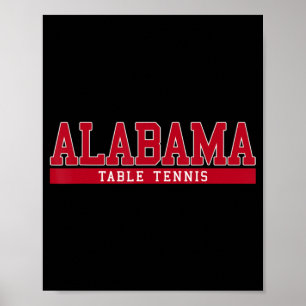 Alabama Table Tennis Poster