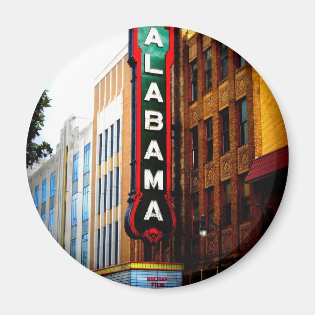 ALABAMA THEATER - BIRMINGHAM, ALABAMA MAGNET (Vorne)