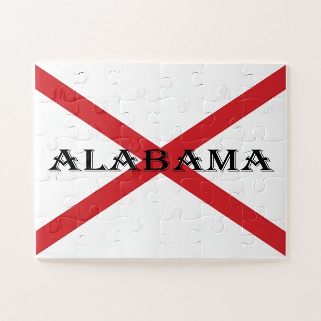 Alabama und Flag 11x14 30pc jpcnt (Horizontal)