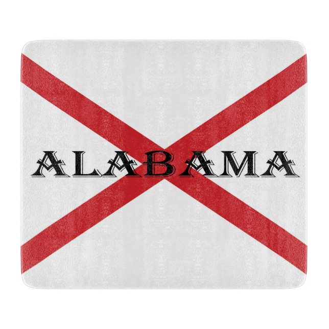 Alabama und Flag cbcnt Schneidebrett (Vorderseite)