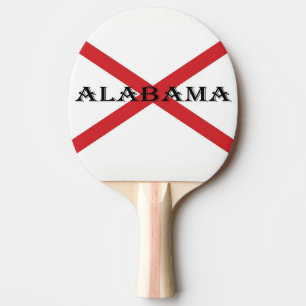 Alabama und Flag ppt Tischtennis Schläger