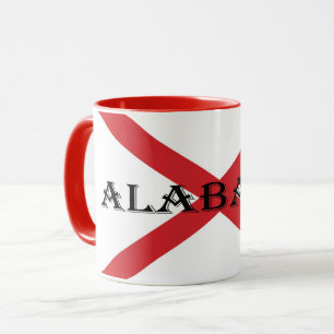 Alabama und Flag Tasse