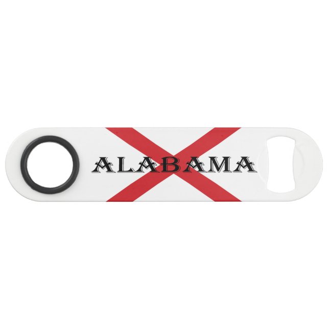 Alabama und Flaggen Speed Flaschenöffner (Vorderseite (Horizontal))