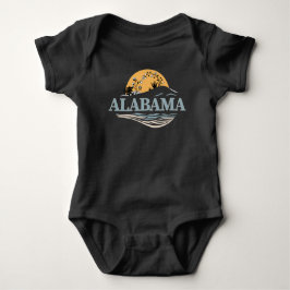 Alabama USA Baby Strampler