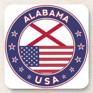 Alabama, USA Staaten, Alabama T - Shirt, Alabama Getränkeuntersetzer