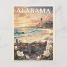 Alabama USA Vintage Reise