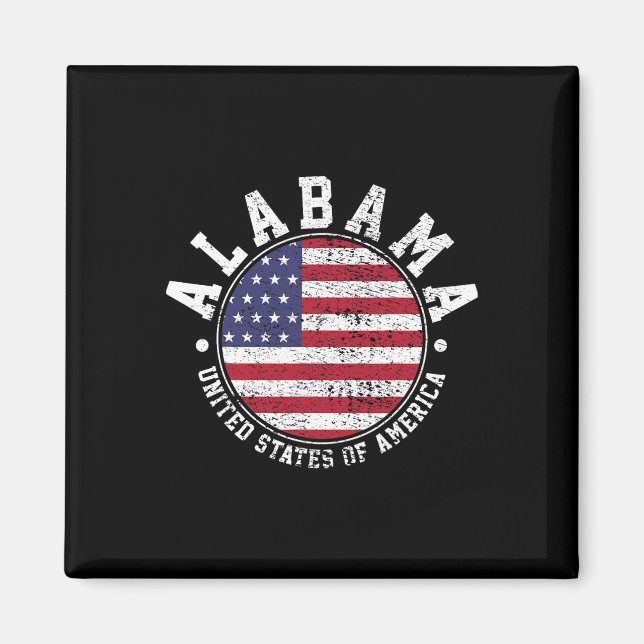 Alabama Vintag Magnet (Vorne)