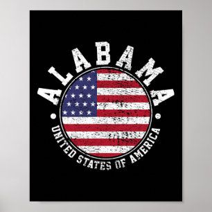 Alabama Vintag Poster