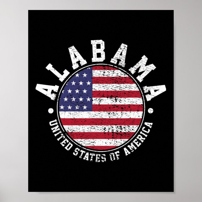 Alabama Vintag Poster (Vorne)