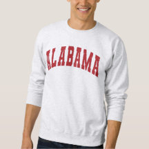 Alabama Vintage Uni Roter Text