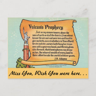Alabama, Vulcans Prophezeiung Postkarte