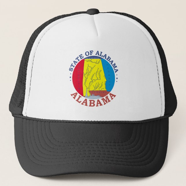 Alabama-Zeichen Truckerkappe (Vorderseite)