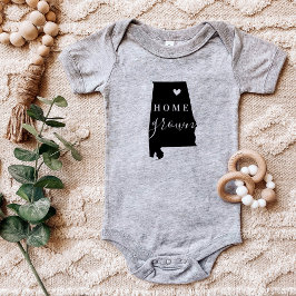 Alabama Zuhause Grown Staat T-Shirt Baby Strampler