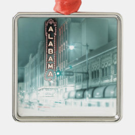 Alabamatheater Silbernes Ornament