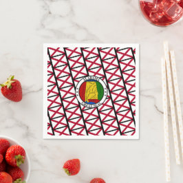 Alabamian Flag & Seal, Flag of Alabama Serviette