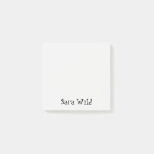 Alabaster Beruflich Minimalistisches Schwarzes Skr Post-it Klebezettel