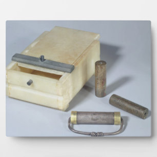 Alabaster- und Bronze- und Silberzylinder, Siegel Fotoplatte