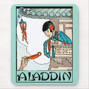 Aladdin chinesische Vintage-Zauberlaterne  Mousepad