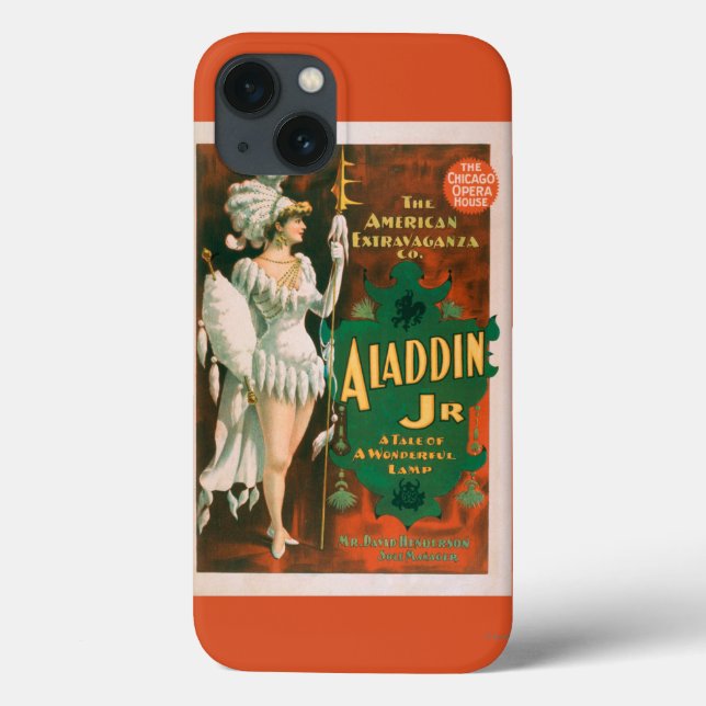 Aladdin Jr. Erzählung eines wunderbaren Lampenthea Case-Mate iPhone Hülle (Rückseite)