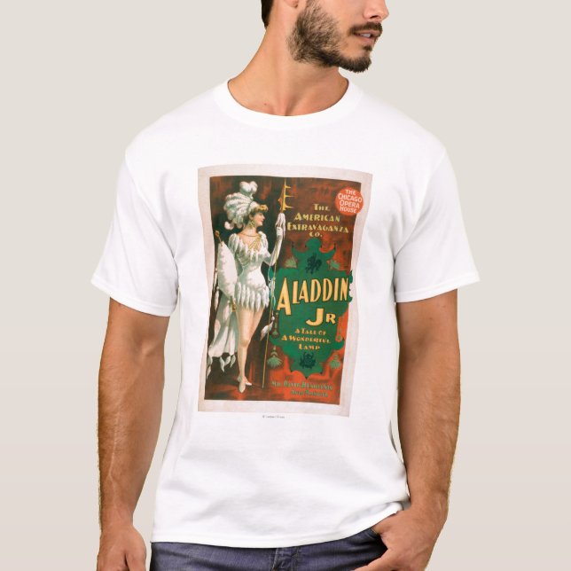 Aladdin jr.-Geschichte eines wunderbaren T-Shirt (Vorderseite)