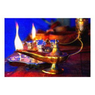 Aladdin-Lampe Fotodruck