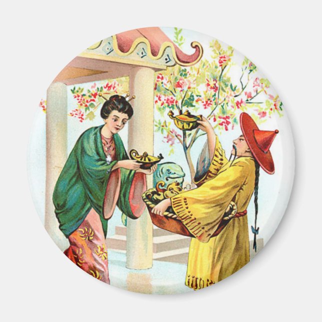 Aladdin-Lampe Magnet (Vorne)