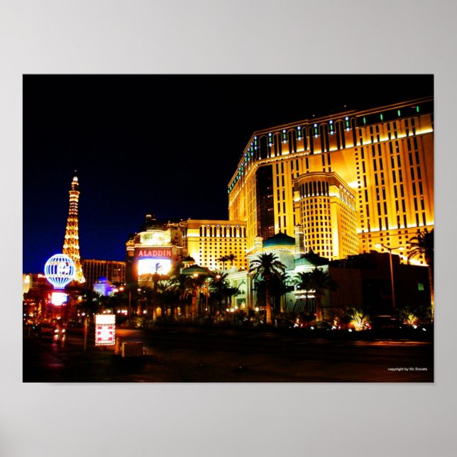 Aladdin Las Vegas Poster (Vorne)