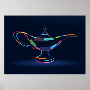Aladdin-Zauberlampe Poster