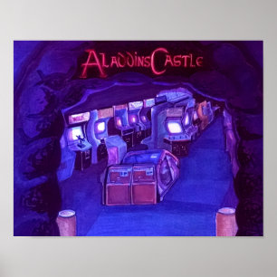 Aladdins Schloss (blacklite Active) Poster