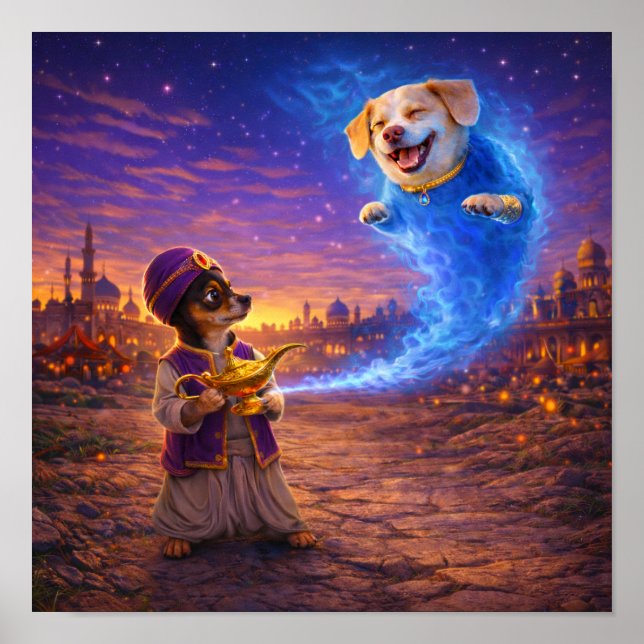 "Aladdin's Surprise" Poster (Vorne)
