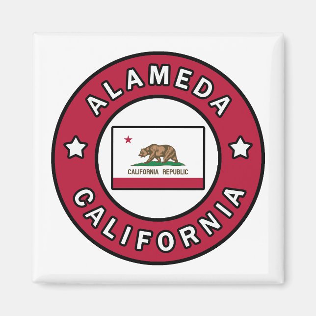 Alameda California Magnet (Vorne)
