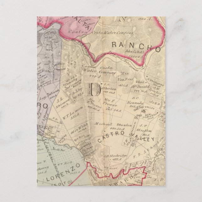 Alameda Co 3 Postkarte (Vorderseite)