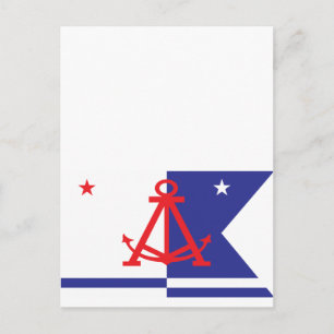 Alameda-Flagge Postkarte