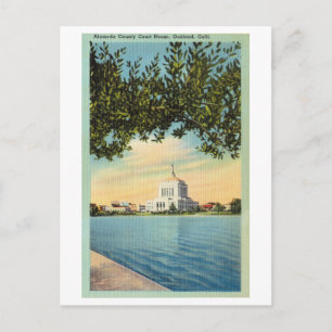 Alameda Landkreis Court House, Oakland, Kalif, Postkarte