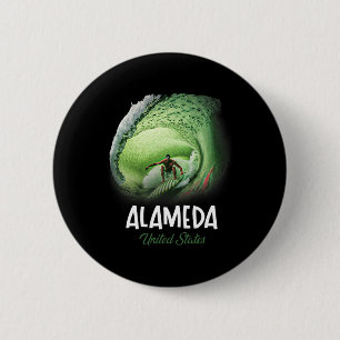 Alameda Vereinigte Staaten Surfen Surfbrett Button