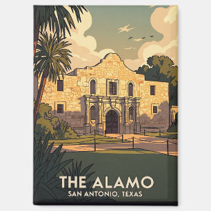 Alamo San Antonio Texas Reise Magnet