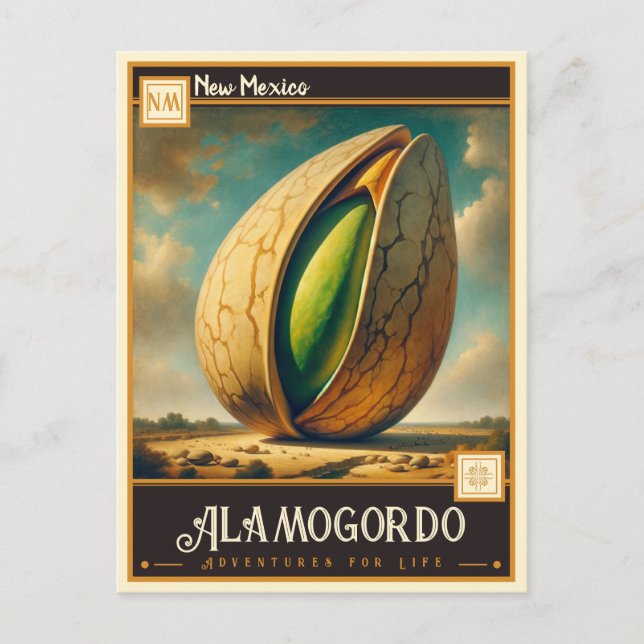 Alamogordo, New Mexico | VINTAG Postkarte (Vorderseite)
