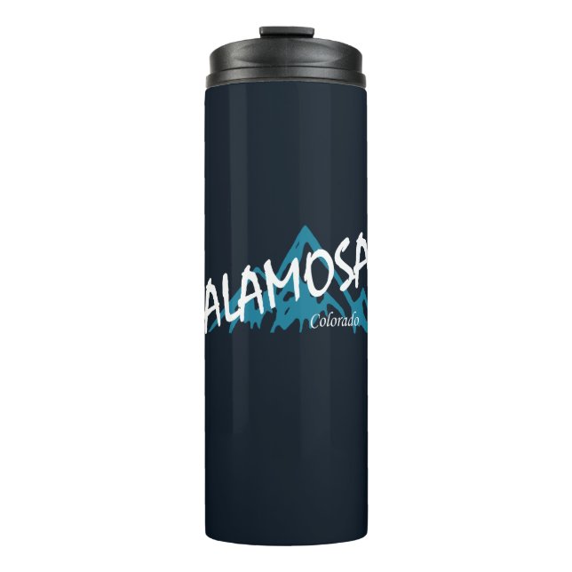 Alamosa Colorado Thermosbecher (Vorderseite)