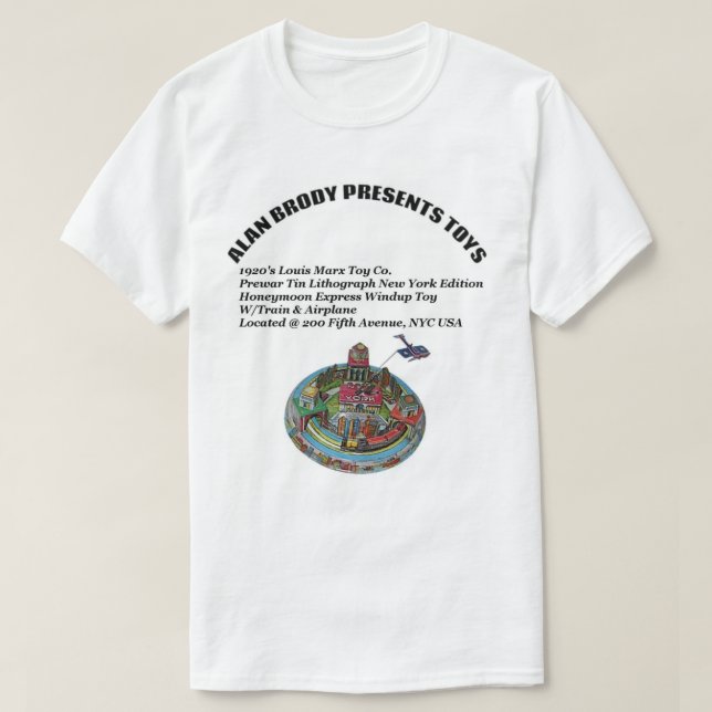 ALAN BRODY PRÄSENTIERT TOYS T-Shirt (Design vorne)