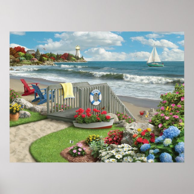 Alan Giana "Beach Days" Poster (Vorne)