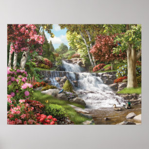 Alan Giana "By the Falls" Poster