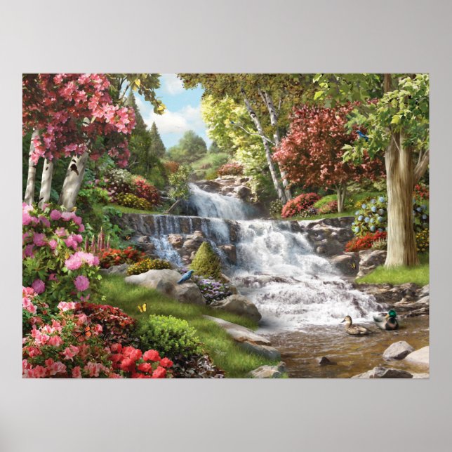 Alan Giana "By the Falls" Poster (Vorne)