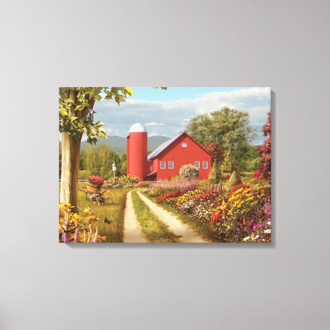 Alan Giana "Countryside Afternoon" Canvas Print Leinwanddruck (Vorderseite)