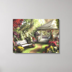 Alan Giana "jardin" de copie légère de toile