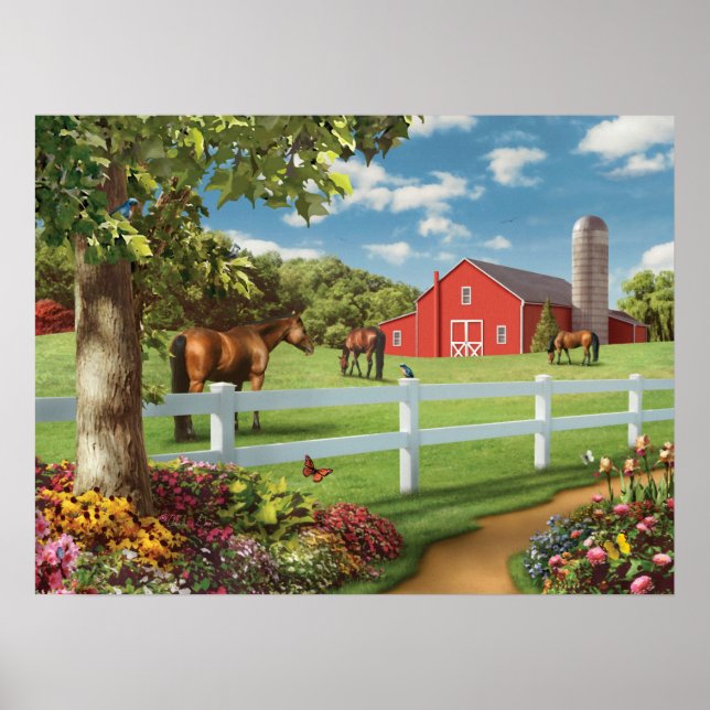 Alan Giana "Pastures of Chance 2" Poster (Vorne)