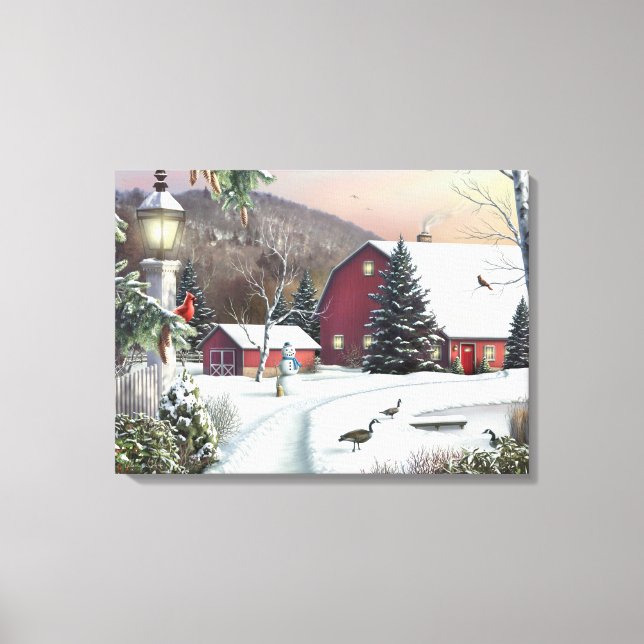 Alan Giana "Still Light of Dawn" Canvas Print Leinwanddruck (Vorderseite)