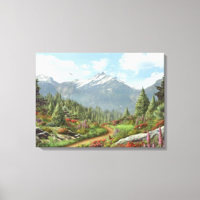 Alan Giana "To the Mountain" Leinwand drucken (Vorderseite)